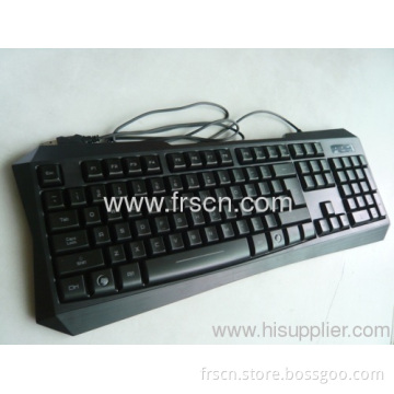 Multimedia Led Light Game Wired Computer Keyboard 